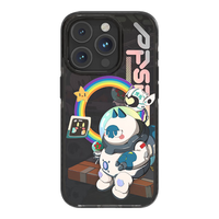 魅族(MEIZU)PANDAER 妙磁抗菌抗摔手机壳 适用iPhone 15Pro 航宇 BUBU IML印刷 妙磁阵列 防撞抗菌工艺 磁吸壳 BUBU(航宇系列)