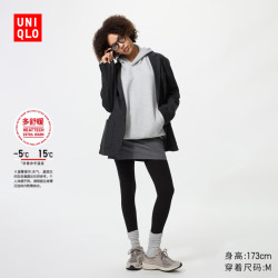 优衣库 女装HEATTECH EXTRA WARM棉混纺紧身裤/10分478962 481081 478962/09黑色 XS
