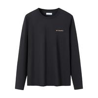 Columbia哥伦比亚长袖t恤男24秋冬运动户外圆领印花针织上衣 AE3817 008