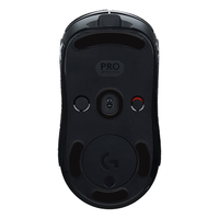 必优美BUBM 罗技原生鼠标脚垫贴狗屁王贴纸防滑GPW电竞游戏鼠标贴PORON棉弧形脚垫贴精准定位 GPW一代脚贴 黑色