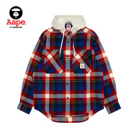 Aape 男士复古格纹长袖衬衫 AAPSTM8544XXP