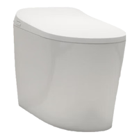 美标卫浴美小净智能一体马桶抗菌加热座圈脚踢免触自动开闭盖离座冲水 【升级款自动开合】美小净 305坑距 290-390mm适用