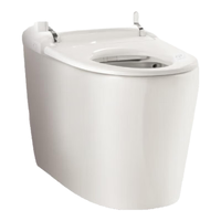 美标卫浴美小净智能一体马桶抗菌加热座圈脚踢免触自动开闭盖离座冲水 【升级款带清洗功能】美小智-智能清洗 305坑距 290-390mm适用