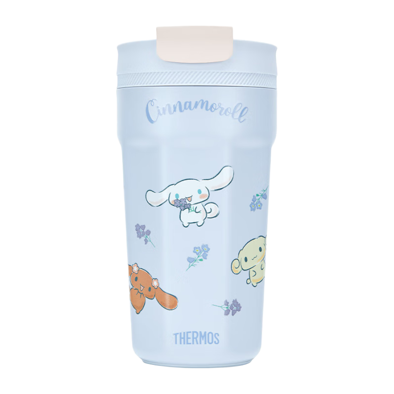 蜜蜂花环蓝色 400ml 附带杯套