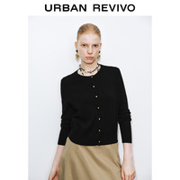 UR UR2025 秋季女装休闲纽扣针织开衫 UWB950006