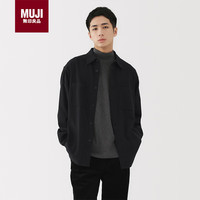 無印良品 MUJI 男式法兰绒长袖衬衫 100272294778