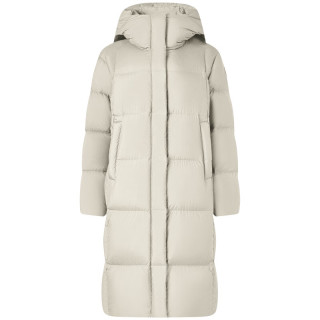 坦博尔 羽绒服女长款时尚休闲百搭保暖加厚连帽面包服530836Z知春米175