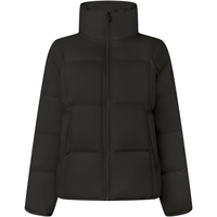 坦博尔羽绒服女短款立领时尚羽绒外套旷野美拉德530378Z 黑色 165 M (165)