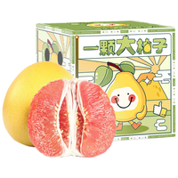 京鲜生 云南西双版纳傣柚2粒装 单果600-800g 生鲜水果 源头直发包邮