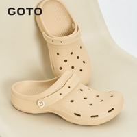 GOTO 经典洞洞鞋男女拖鞋橡胶防滑户外凉拖