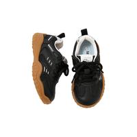 天美意天美意童鞋2025年春秋女童男童软底时尚舒适百搭中大童休闲鞋 黑色 26