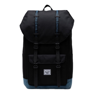 Herschel Supply America 赫行 25L双肩包 经典黑色/澎湃蓝