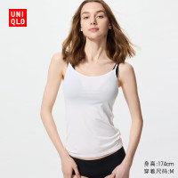 优衣库 女装AIRism吊带衫/空气衣吸汗速干打底衫内衣474002 00 白色 M /160/90