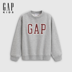 Gap 男女童秋季款logo抓绒卫衣儿童装829305