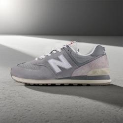 new balance NB官方25新款男鞋女鞋复古休闲鞋574系列 灰色/浅灰色 U574BKR 41.5 (脚长26cm)