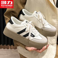 WARRIOR/回力 复古德训鞋 米黑 35 女士休闲鞋