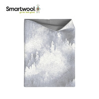 Smartwool100%美利奴羊毛脖套户外骑行面罩双面佩戴保暖围脖7071 均码 浅灰雾松