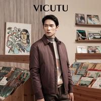 限尺码：威可多 男士羽绒服冬季舒暖御寒时尚翻领商务休闲百搭短款鹅绒服