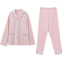 婧麒 月子服秋冬款产后棉质款春秋天哺乳睡衣怀孕期待产家居服
