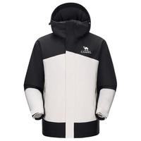 骆驼男装AK80硬壳防水棉服棉袄保暖秋冬防风加厚户外防泼水短外套