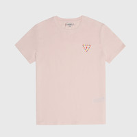 GUESS款小众设计纯棉遮肉短袖T恤上衣-M2GI78R6O00 C420-粉色 L