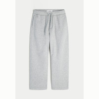 【宽松慵懒风】Hollister25秋冬baggy风抓绒卫裤男装334-5086 深灰色 XL