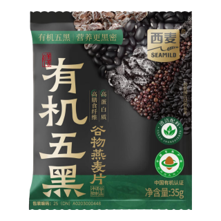 西麦 有机五黑谷物燕麦片 420g