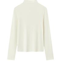 森马（Semir）长袖T恤女半高领吸湿发热抗菌2024冬紧身抓绒打底衫109724101001