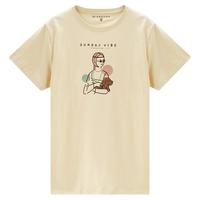 佐丹奴T恤女装纯棉名画印花圆领针织短袖T恤 13325428