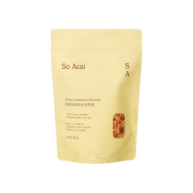 今日必买：SO ACAI 营养谷物 燕麦片