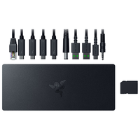 雷蛇 雷电5拓展坞 黑色 120Gbps传输 10端口拓展 M.2存储插槽 140WPD快充 Windows Mac兼容  RGB幻彩