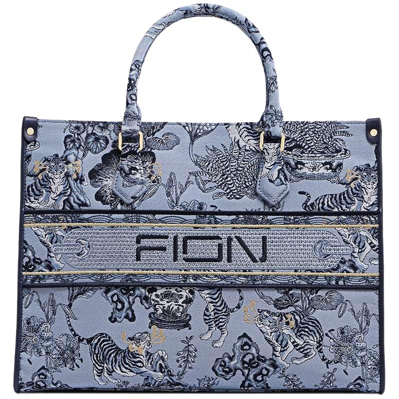  FION/菲安妮 设计师联名 女士手提包