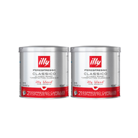 意利（illy）意大利中度烘焙咖啡胶囊21颗*2罐适用illy胶囊机