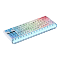 狼途 无线三模 机械键盘  萝卜轴 北极光 RGB