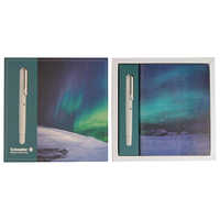 施耐德 学生送礼 德国进口施耐德BK400 笔本礼盒套装 马卡龙钢笔F尖+极光笔记本