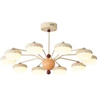 雷士 NVC Lighting照明 雷士 NVC Lighting奶油风浪漫唯美吊灯舒适光客厅大灯餐厅灯卧室灯灯具灯饰全屋套餐 蛋糕 110瓦 10头 智能高显指吊灯