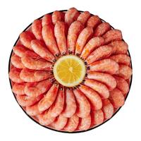 鲜·味·时·刻 北极甜虾丹麦北极熊甜虾北极虾头腹籽冰虾新鲜即食海鲜大虾刺身产