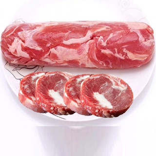 伊民康洋 宁夏滩羊肉卷整条2斤+牛肉卷整条2斤