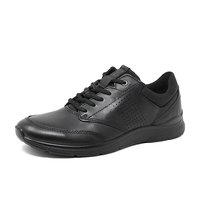 ecco 欧文系列 系带 商务 男士休闲 男款 黑色