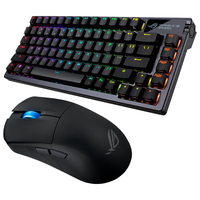 ROG夜魔/夜魔98 HE 机械键盘/磁轴键盘 无线/蓝牙三模游戏键盘 键盘鼠标套装 75配列 RGB热插拔客制化 夜魔 雪武白轴+龙鳞Ace Mini黑