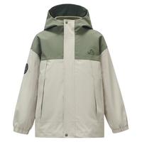 伯希和户外儿童女冲锋衣秋冬三合一抓绒内胆男童女童登山服外套男
