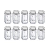 WESTMARK 盐瓶 10 件 容量 50 毫升 不锈钢 / 玻璃 传统 银色 / 透明 630122E2