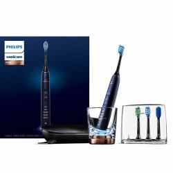 Philips 飞利浦 DiamondClean Smart 9750 智能声波电动牙刷 月光蓝 智能感应 4刷头套装
