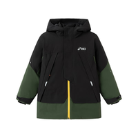 ASICS/亚瑟士 防水防风透湿 儿童冲锋羽绒服 绿色 85%绒子 140 充绒102.9g