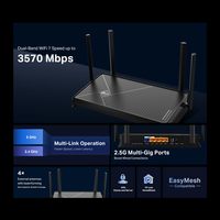普联 频 BE3600 WiFi 7 路由器 Archer 黑色