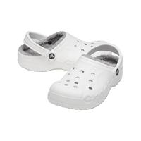 crocs 贝雅暖棉洞鞋保暖拖鞋 205969 白/浅灰-11H 37 /38 230mm