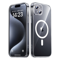 PISEN/品胜 无线充电 iPhone15磁吸壳保护套 PC+TPU 透明