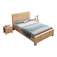 中伟实木床单位宿舍床公寓床木质床经济型1.35米框架款-顶配款 1.35米单床 顶配款【桉木边+满铺三节松木】