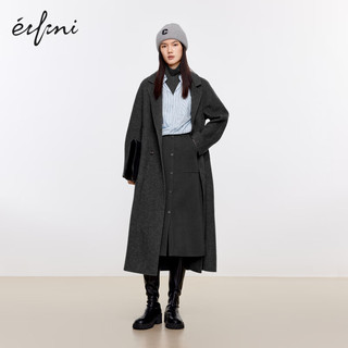 伊芙丽（eifini）蒋欣代言蓝色条纹通勤衬衫冬装新1EB122751 海冰蓝色 S (155)
