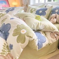 兰芮 新疆棉100%纯棉印花四件套  200*230cm